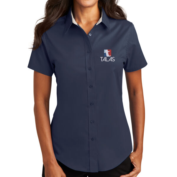 Texas ALAS Embroidered - Women's Short Sleeve Easy Care Shirt Thumbnail