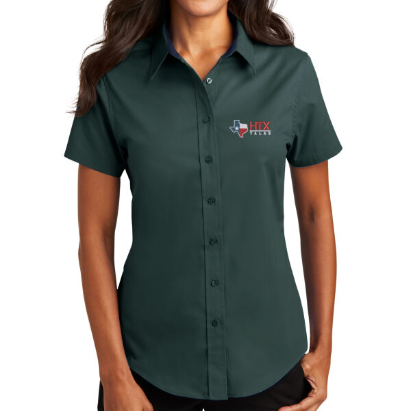 HTX ALAS Embroidered - Women's Short Sleeve Easy Care Shirt Thumbnail