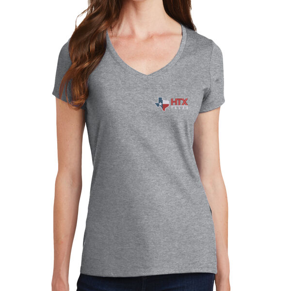 HTX ALAS Embroidered - Women's Fan Favorite V Neck Tee Thumbnail