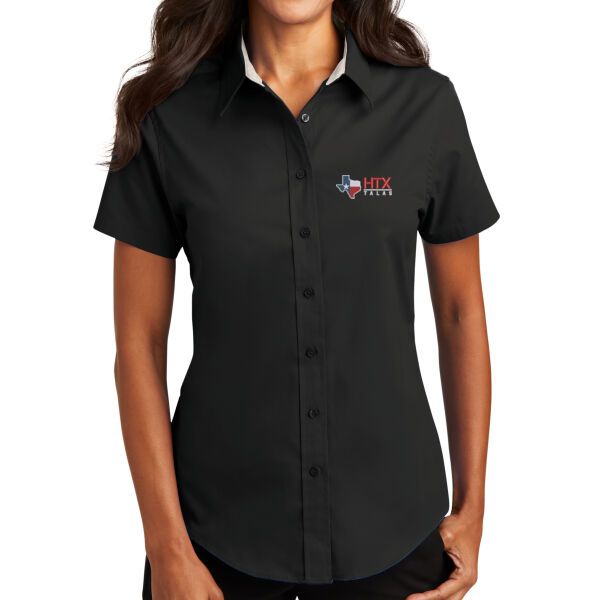 HTX ALAS Embroidered - Women's Short Sleeve Easy Care Shirt Thumbnail
