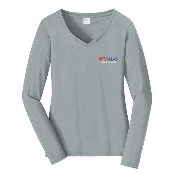 NTX ALAS Printed - Women's Long Sleeve Fan Favorite V Neck Tee Thumbnail