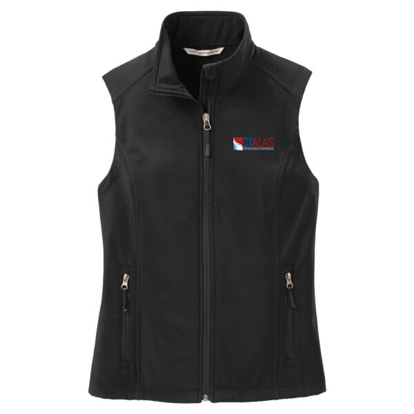 Central Texas ALAS Printed - Ladies Core Soft Shell Vest Thumbnail