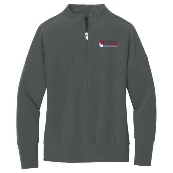 Central Texas ALAS Printed - Women's Linear Texture 1/4 Zip Thumbnail