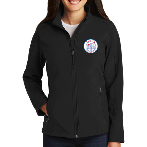 Coastal Bend Texas ALAS Printed - Ladies Core Soft Shell Jacket Thumbnail