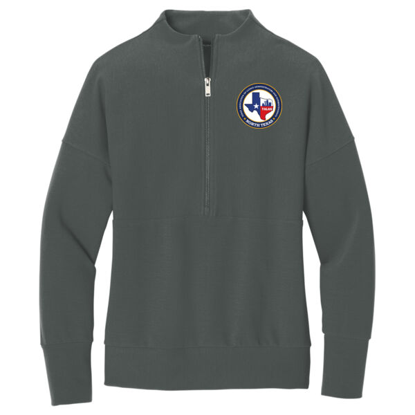 North Texas ALAS Printed - Women's Linear Texture 1/4 Zip Thumbnail