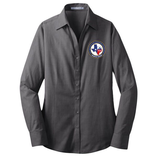 North Texas ALAS Printed - Ladies Crosshatch Easy Care Shirt Thumbnail