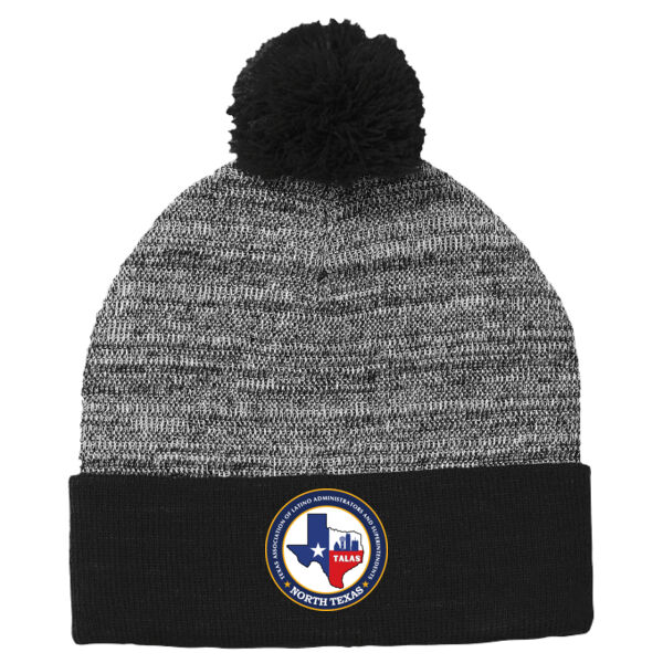 North Texas ALAS Printed - Heather Pom Pom Beanie Thumbnail