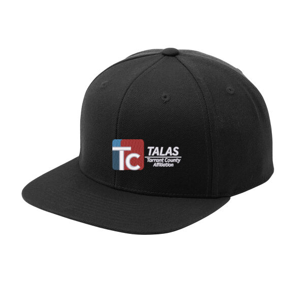 Tarrant County Texas ALAS Embroidered - Yupoong ® Flat Bill Snapback Cap Thumbnail